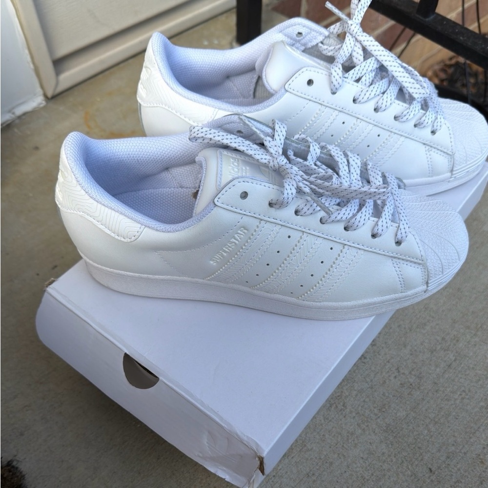 adidas White Athletic Shoes